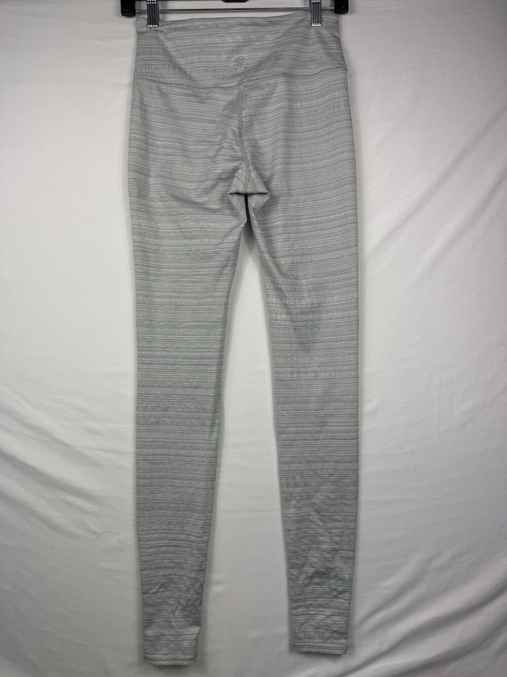 Athleta‎ Chaturanga Jacquard Gray Small Tall Yoga Leggings Athletic - Picture 3 of 9